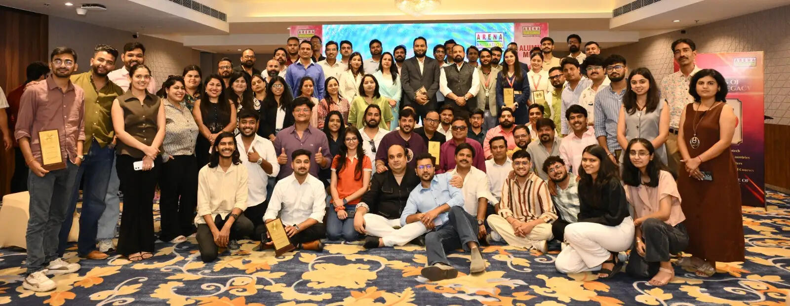 एरीना एलुमनी मीट में जुटे एनीमेशन-गेमिंग इंडस्ट्री के सौ से अधिक विशेषज्ञ