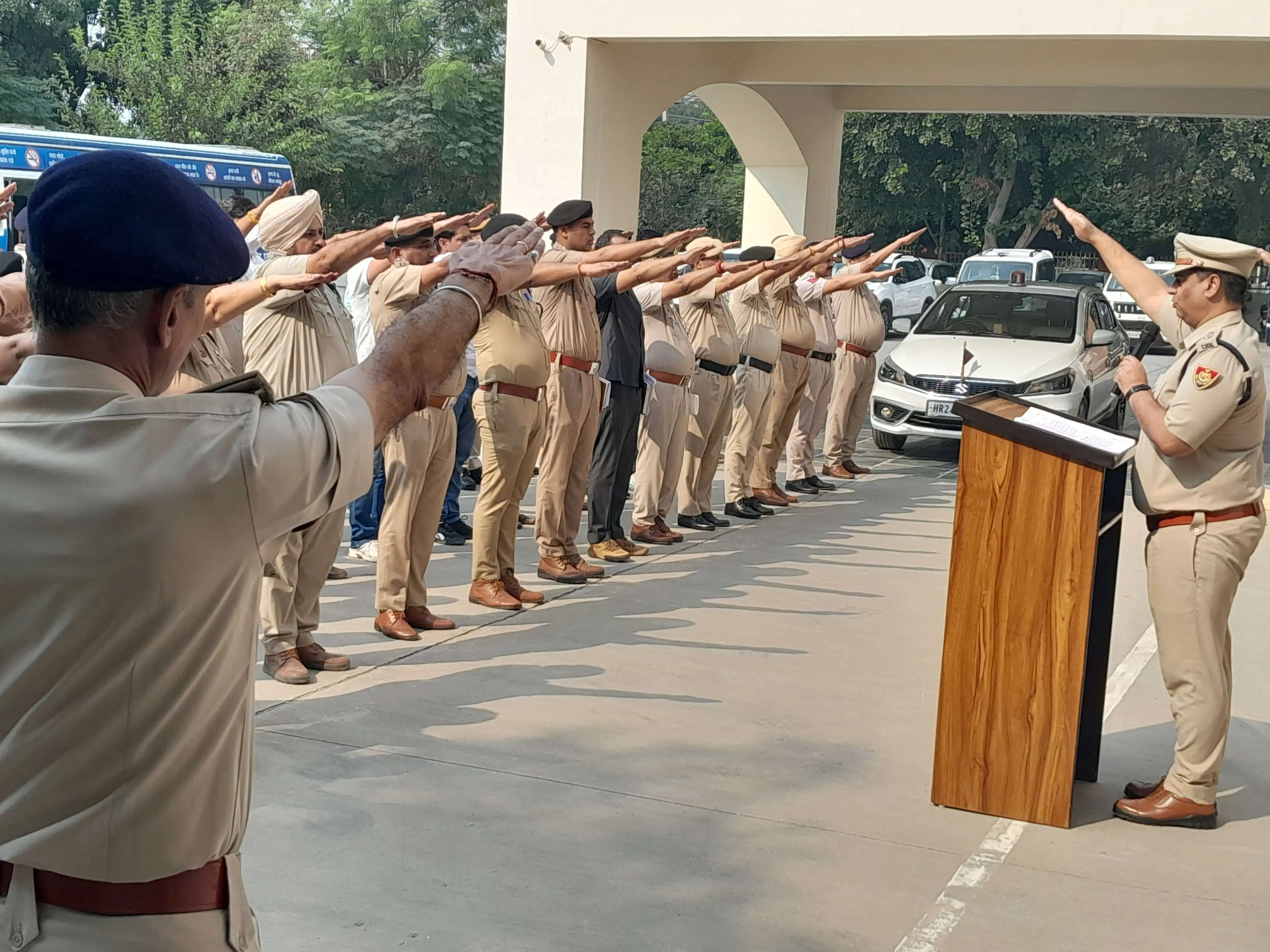 सिरसा: सरदार पटेल के आदर्शों को जीवन में आत्मसात करें पुलिसकर्मी: एसपी दीपक सहारण