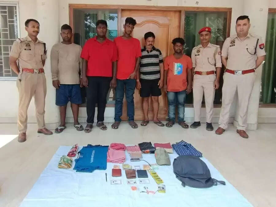 गुवाहाटी में बाहरी राज्यों के पांच चोर गिरफ्तार