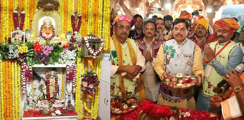 मप्रः मुख्यमंत्री ने निमाड़-मालवा के लोक देवता भीलट देव की पूजा-अर्चना कर सभी की समृद्धि के लिए कामना की