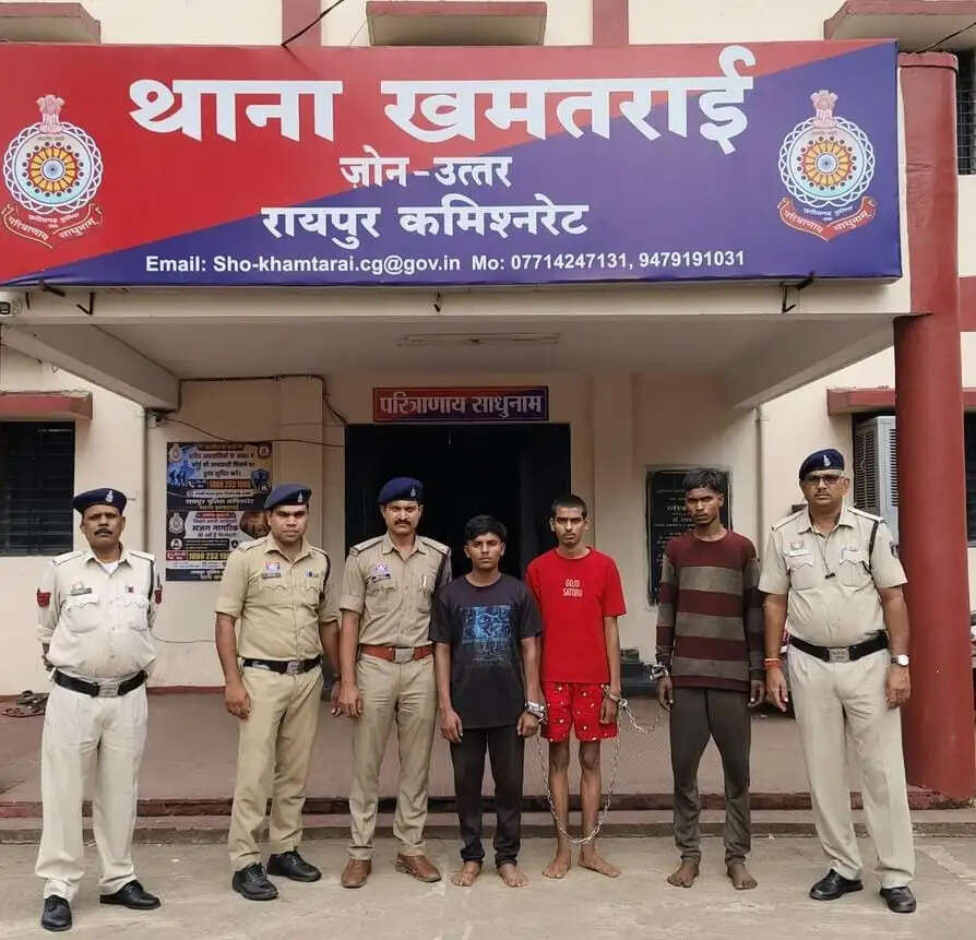 रायपुर : मामूली विवाद में युवक की हत्या, तीन आरोपित गिरफ्तार