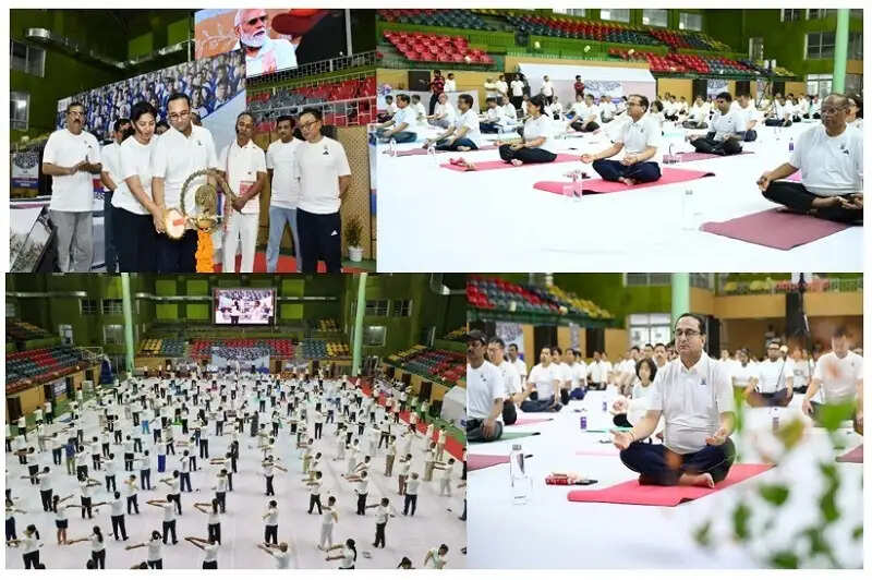 स्वस्थ वृद्धावस्था और स्वास्थ्य को बढ़ावा देते हुए पूसीरे ने अंतरराष्ट्रीय योग दिवस मनाया