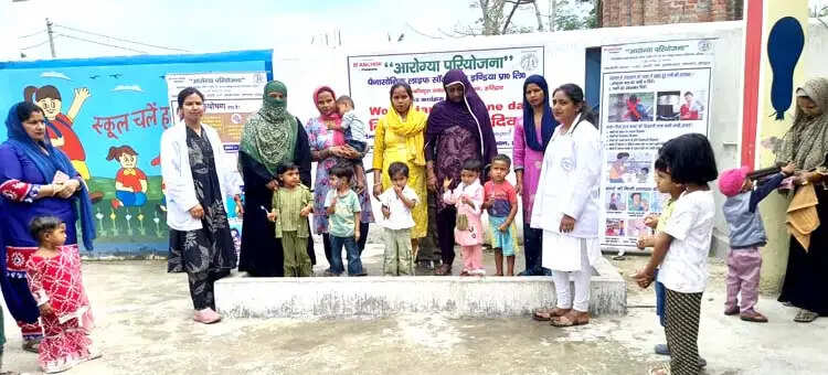 हजाराग्रांट आंगनवाड़ी केंद्र में स्वच्छता जागरूकता कार्यक्रम