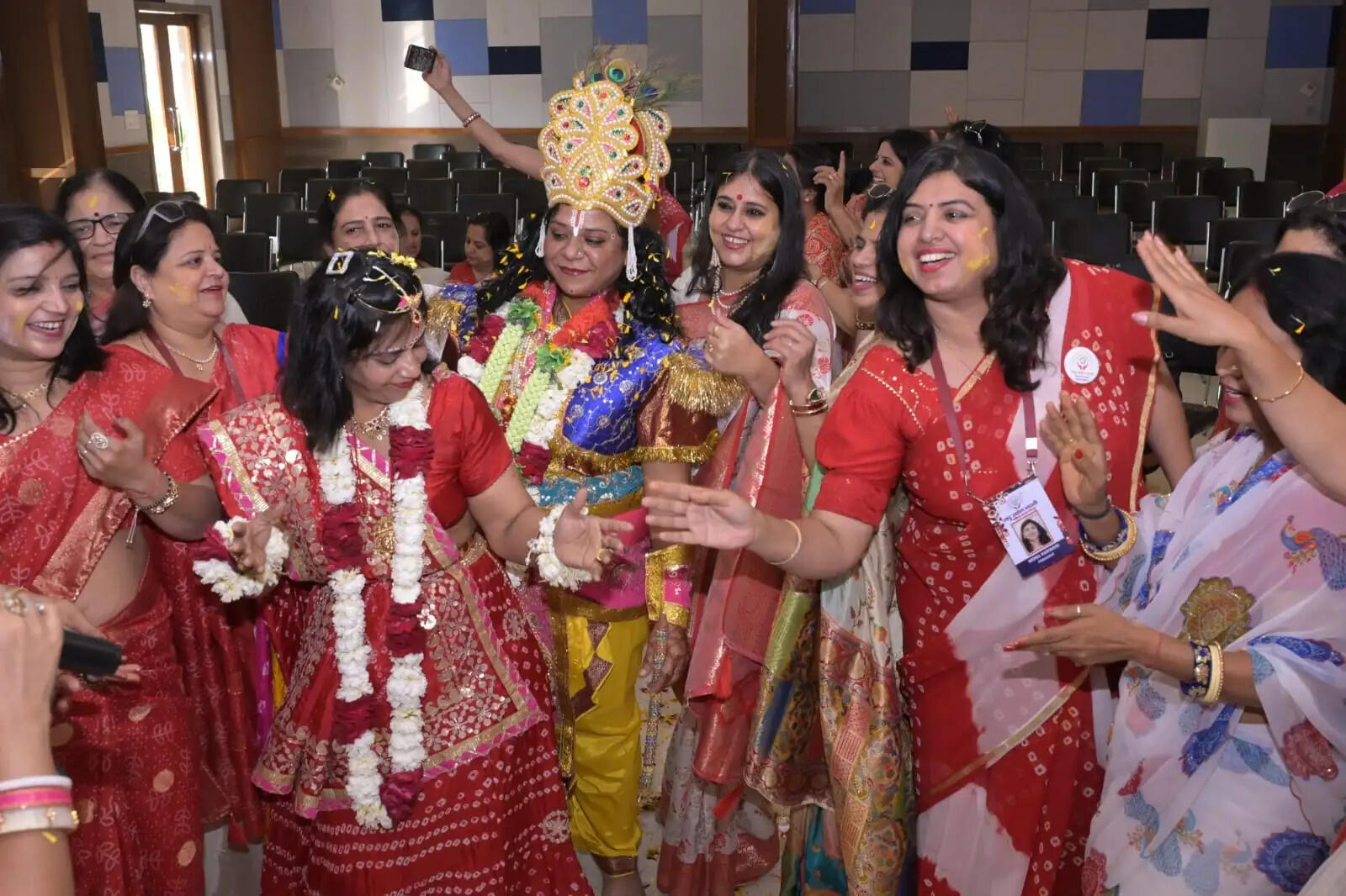 फागोत्सव में गाई होरियां, श्याम भक्ति के रंग में रंगे शहरवासी