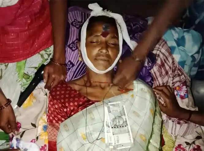 सर्प दंश से महिला की माैत