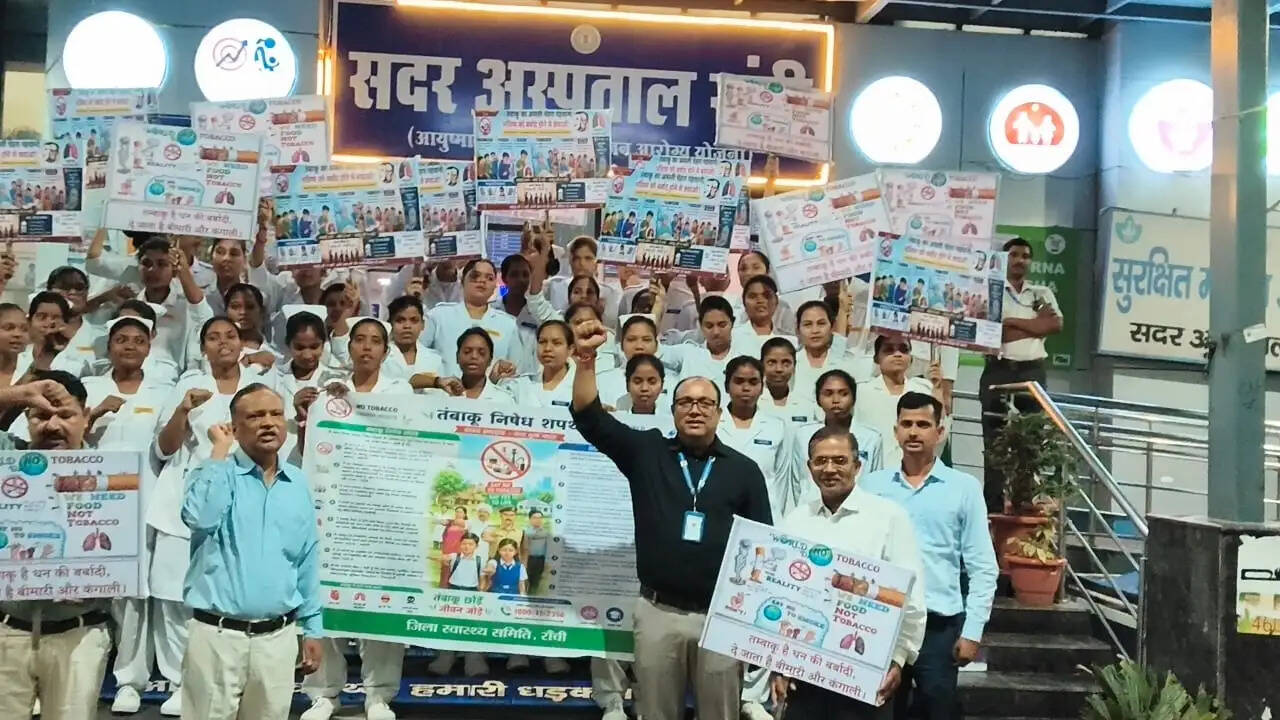 विश्व तंबाकू निषेध दिवस पर जागरूकता रथ रवाना