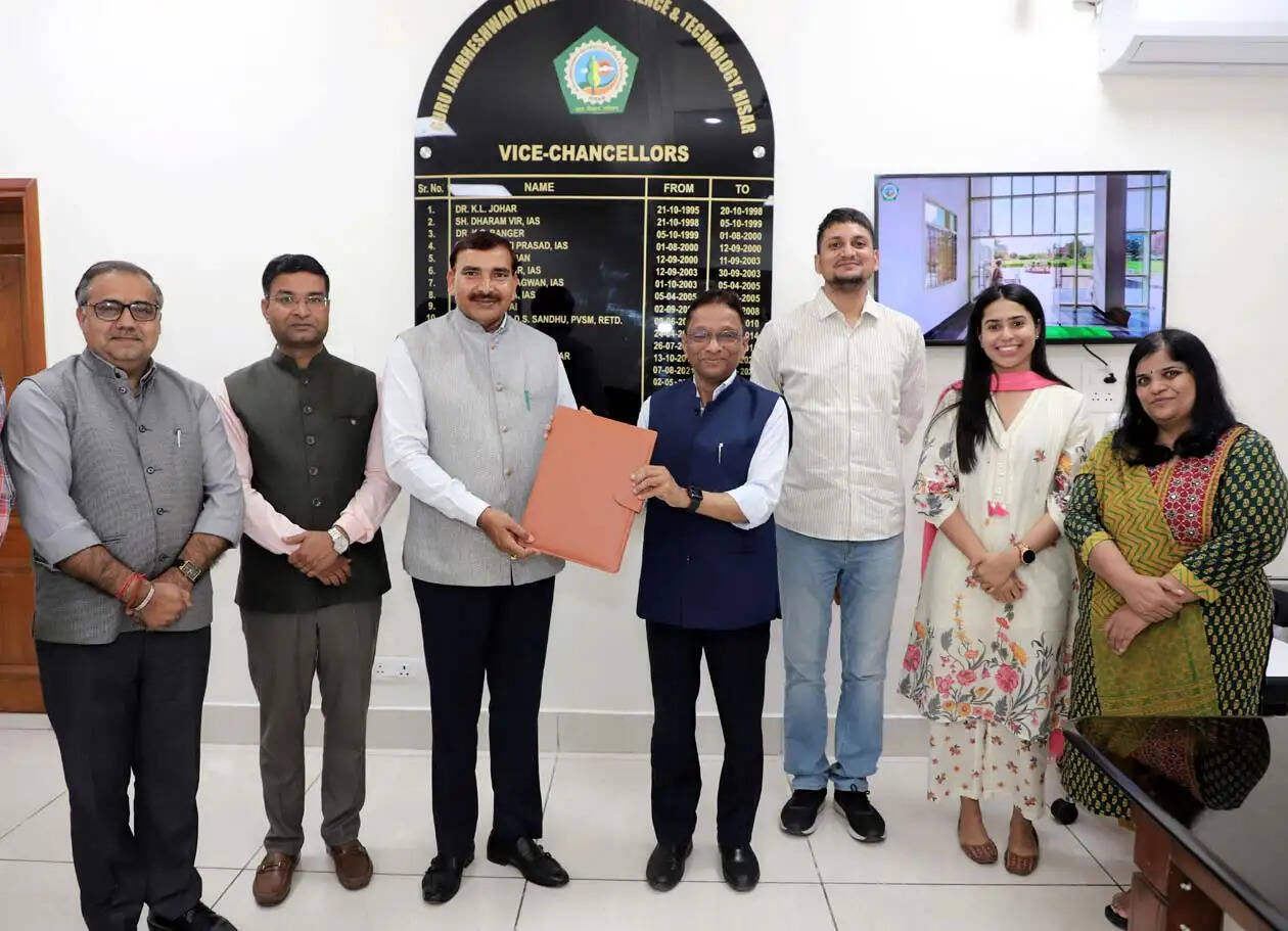 हिसार के गुरु जम्भेश्वर विश्वविद्यालय एवं दत्तोपंत ठेंगड़ी फाउंडेशन, नई दिल्ली के बीच समझौता ज्ञापन पर हस्ताक्षर