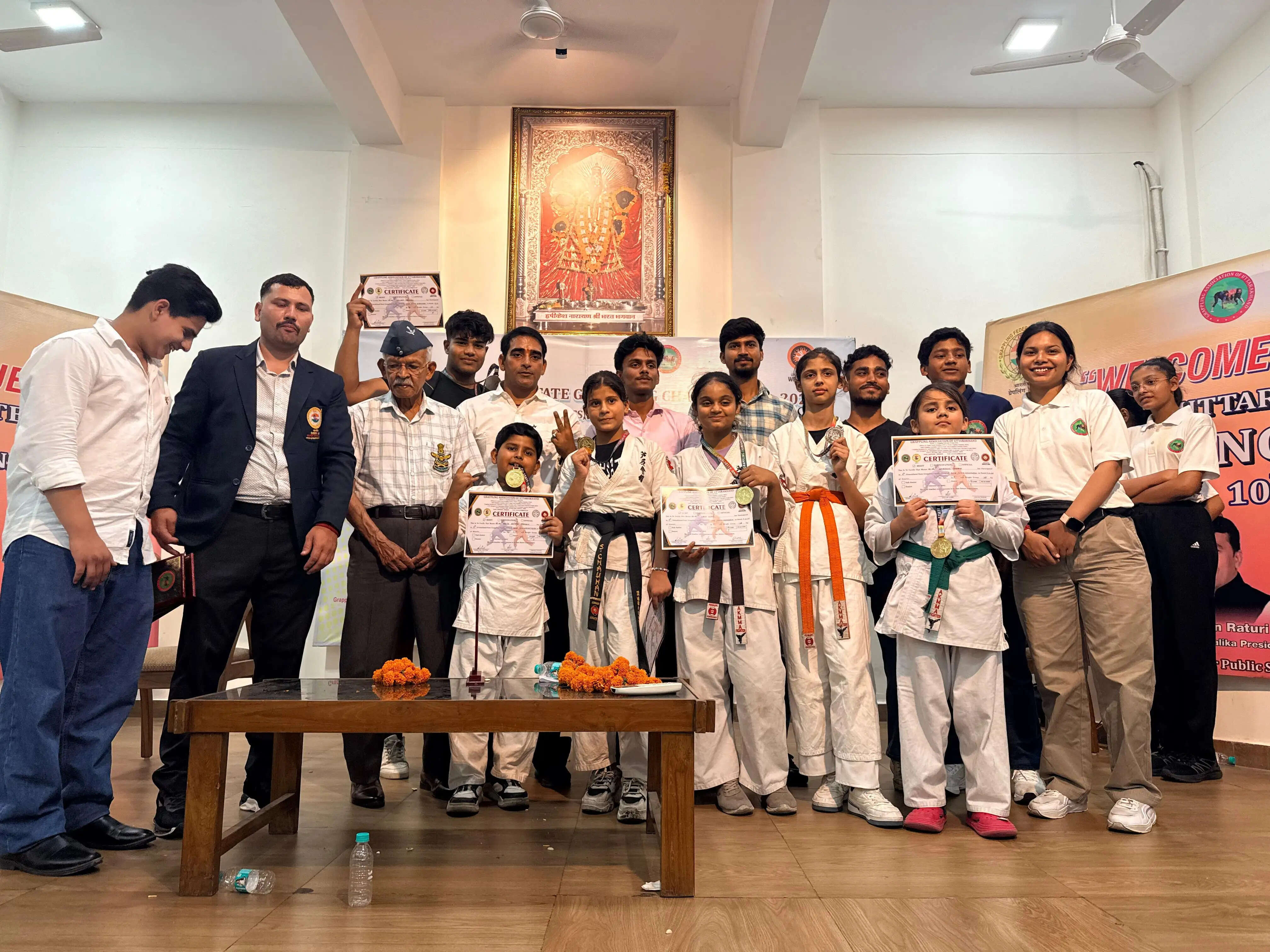 स्टेट ग्रेपलिंग चैंपियनशिप: आशिहारा के खिलाड़ियों ने जीते 4 गोल्ड और 2 सिल्वर