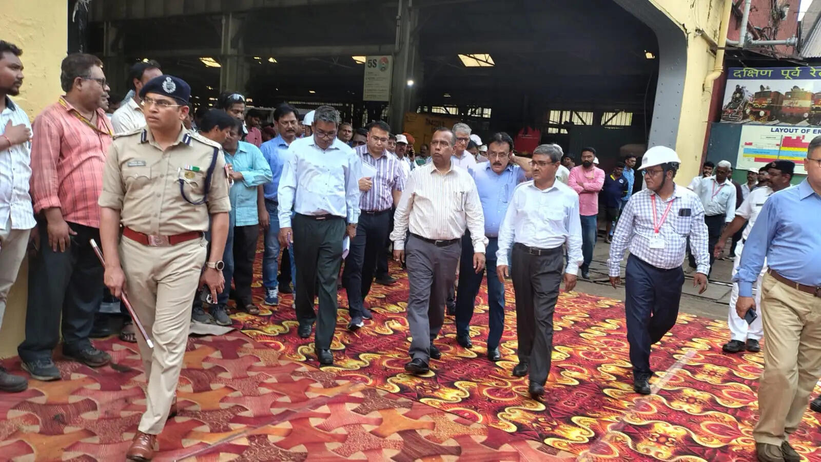 खड़गपुर मंडल और वर्कशॉप का महाप्रबंधक ने किया निरीक्षण