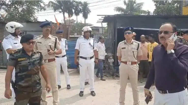 पुलिस कमिश्नर ने लिया सुरक्षा व्यवस्था का जायजा