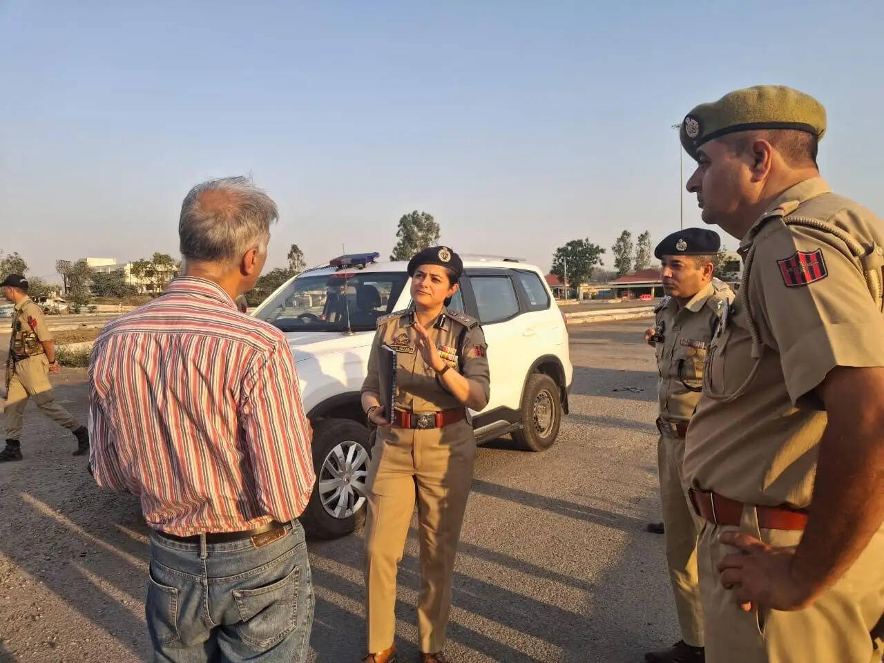 अमरनाथ यात्रा-2026-एनएच पर लंगर स्थलों की सुरक्षा का एसएसपी कठुआ ने लिया जायजा, सख्त निर्देश जारी
