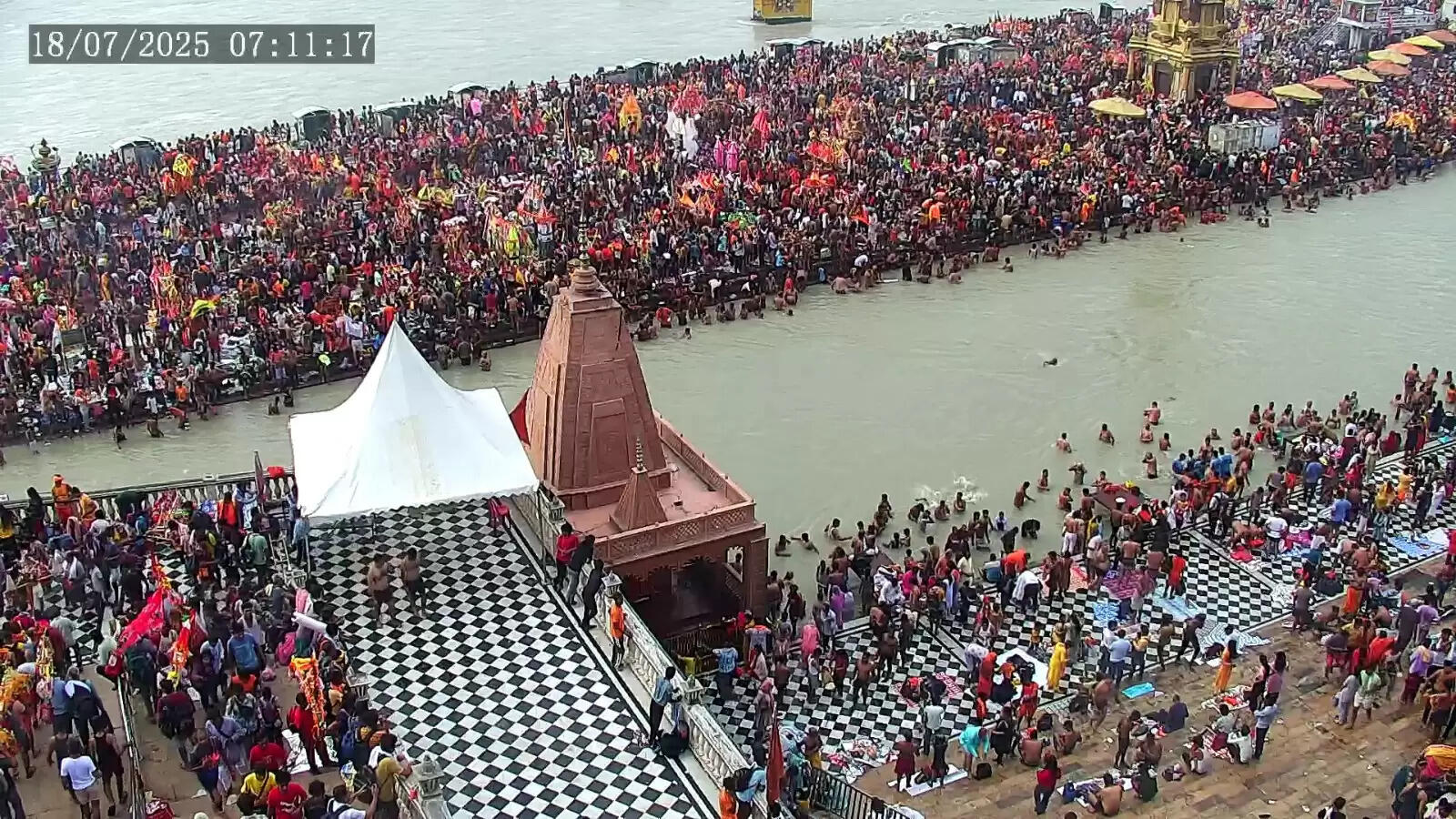 हरिद्वार कांवड़ मेला : दो करोड़ से ज्यादा शिवभक्तों ने भरा गंगाजल