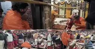 बाबा महाकाल की शरण में पहुंचे क्रिकेटर गौतम गंभीर, के एल राहुल