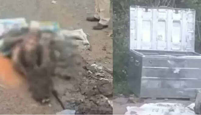 रायपुर में मेरठ जैसी वारदात, सीमेंट में जमा सूटकेस में मिला युवक का शव