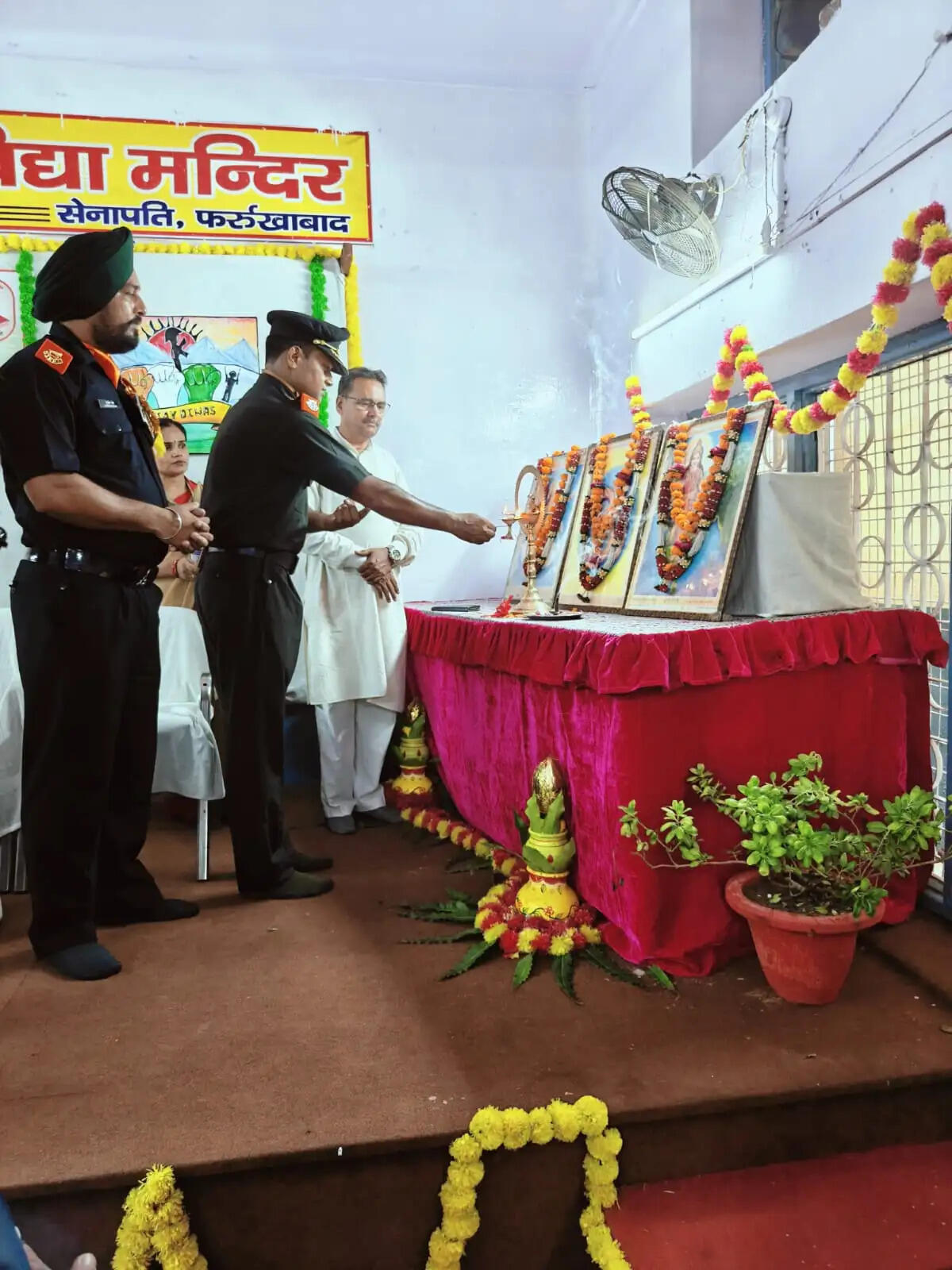 कारगिल विजय दिवस पर वीर धहीदो को दी गई श्रंद्धाजलि