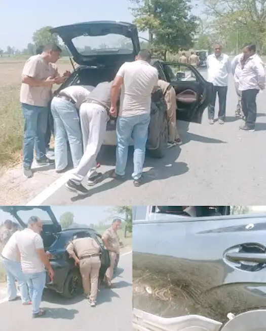 लक्सर में दिनदहाड़े कार पर ताबड़तोड़ फायरिंग, नकाबपोशों ने बरसाईं गोलियां