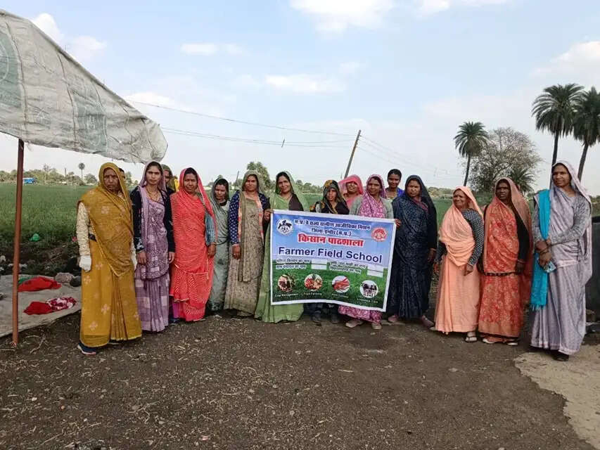 मप्र के इंदौर में अनोखी पहल, किसानों को खेती के नए तरीके सिखाने खेतों में लग रही ‘कृषि पाठशाला’