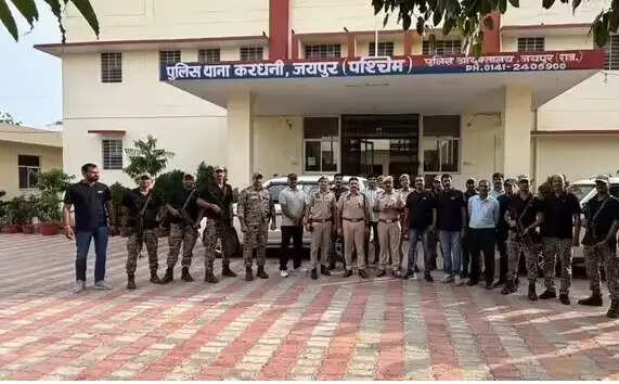 जयपुर में एटीएस-एजीटीएफ ने 24 ठिकानों पर मारे छापे: गैंगस्टरों से जुड़े कई संदिग्ध हिरासत में