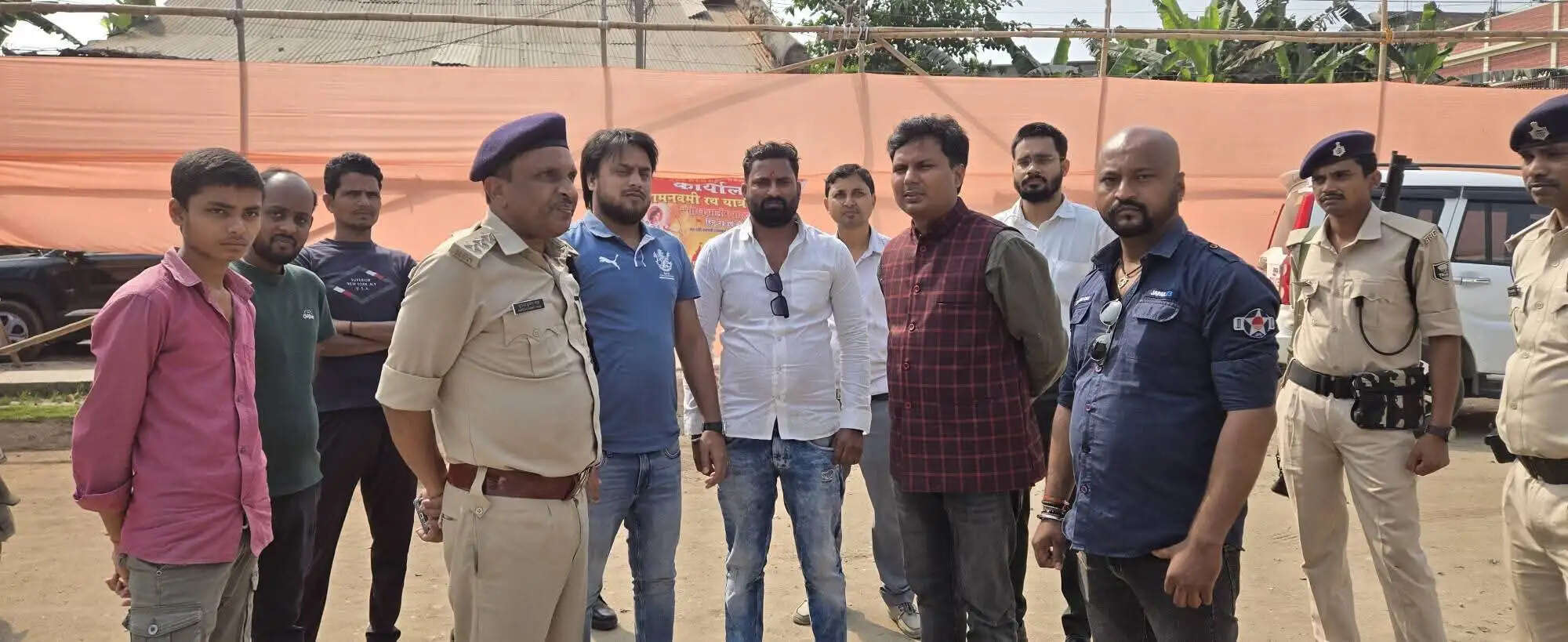 अनुमंडल प्रशासन ने रामनवमी को लेकर किया गया स्थल निरीक्षण