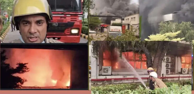 ऑटो पार्ट्स बनाने वाली स्पार्क मिंडा कंपनी में लगी भयंकर आग, कराेड़ाें का नुकसान