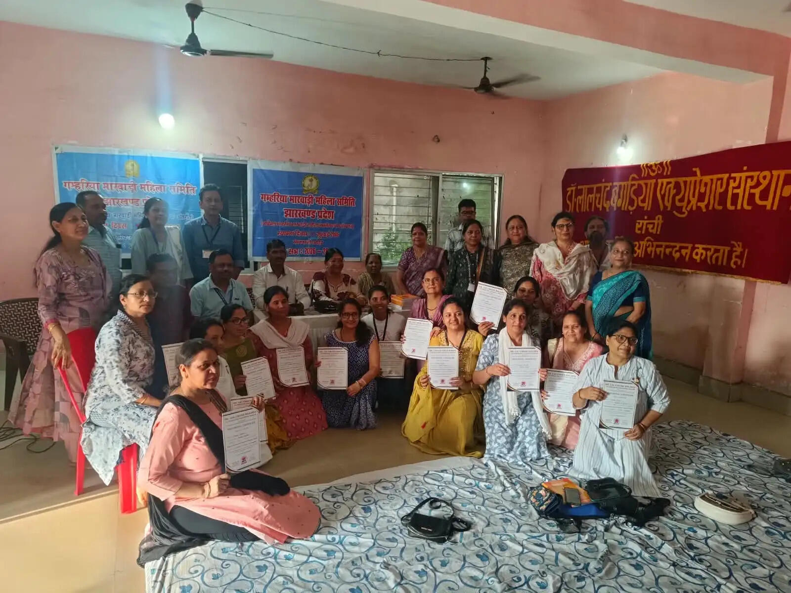 एक्युप्रेशर सह चुंबकीय प्रशिक्षण शिविर का समापन, सफल प्रशिक्षणार्थियों को प्रमाण पत्र