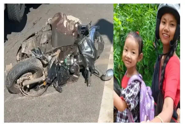 तेज रफ्तार बोलेरो की टक्कर से मां और पांच वर्षीय बेटी की मौत