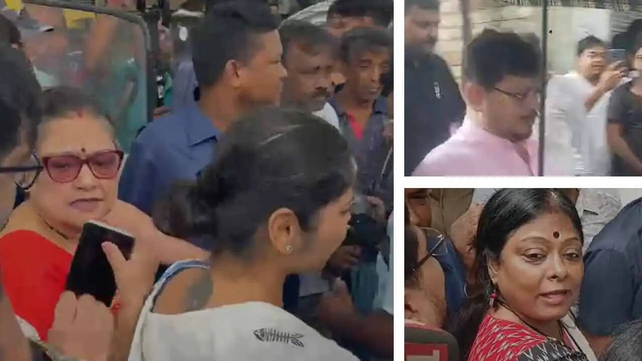 बारुईपुर पहुंचे तृणमूल नेताओं का स्थानीय लोगों ने किया विरोध, पीड़िता के परिवार से मिलने के दौरान लगे नारे