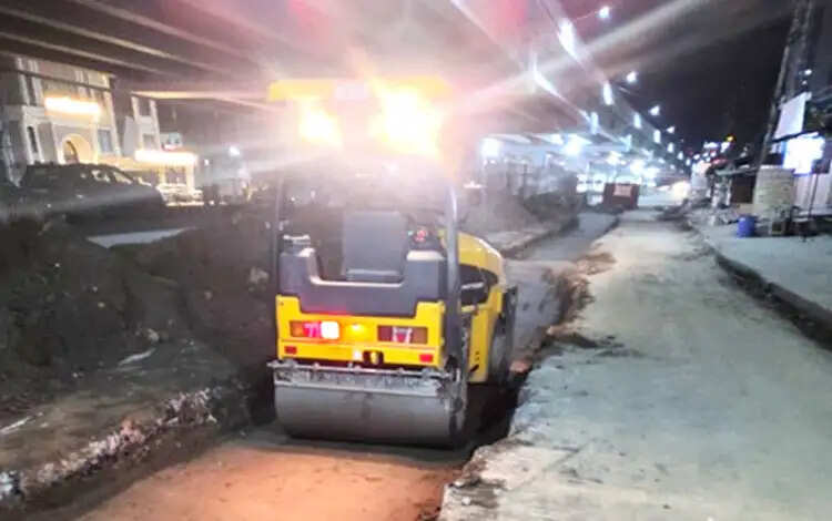 जिलाधिकारी के निर्देश पर सीवरेज कार्यों में आई तेजी, 282.60 मीटर सड़क निर्माण पूरा