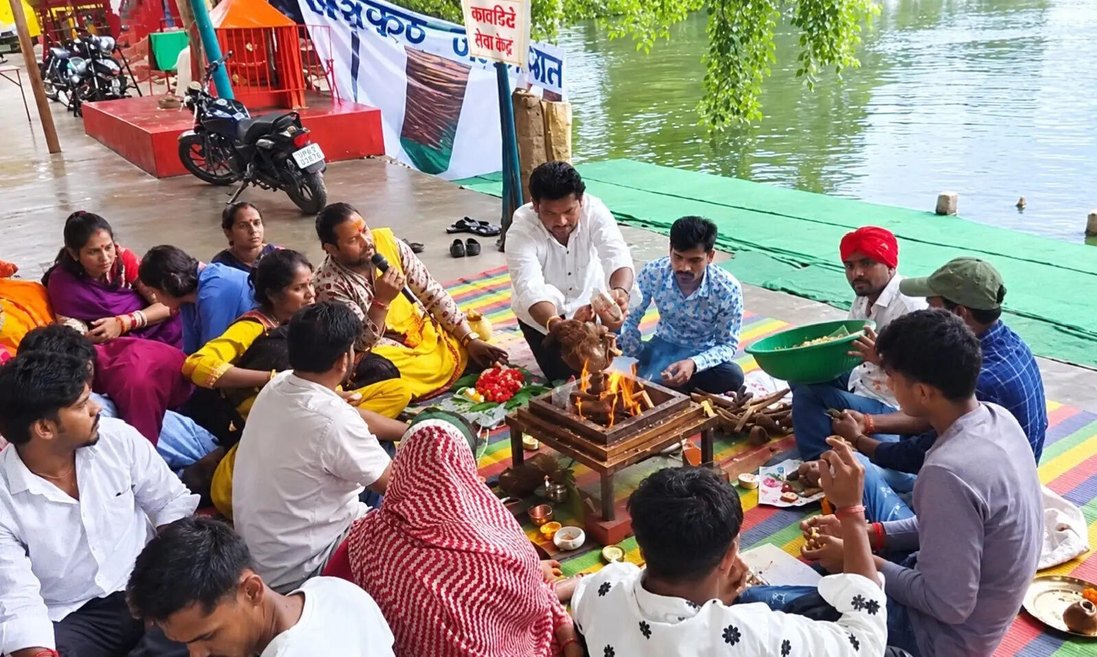 गणेश पंडालों में शुरू हुआ हवन-पूजन, शुक्रवार को होगा गणेश विसर्जन