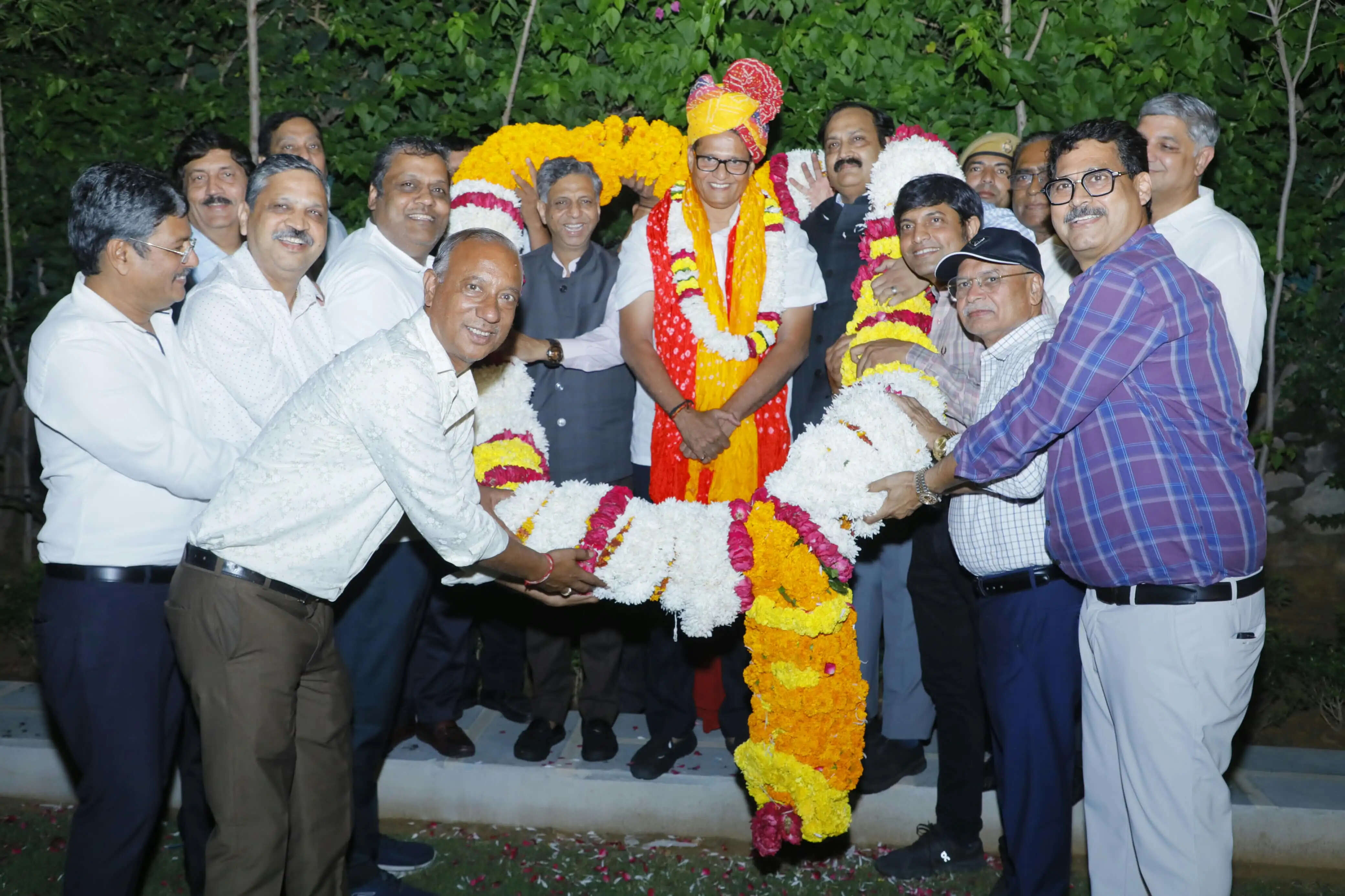 महापौर सुनील कोठारी का ज्वेलर्स एसोसिएशन ने किया भव्य स्वागत