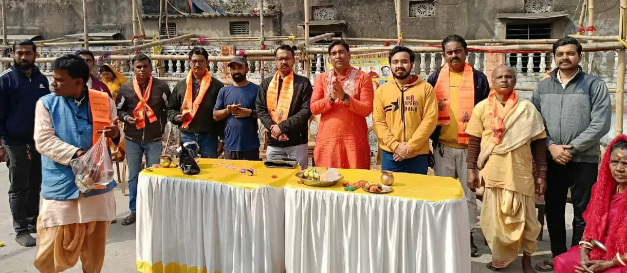 खड़गपुर में सामाजिक समरसता मंच का गौपूजन, ‘गौ से ही गति है’ का दिया संदेश