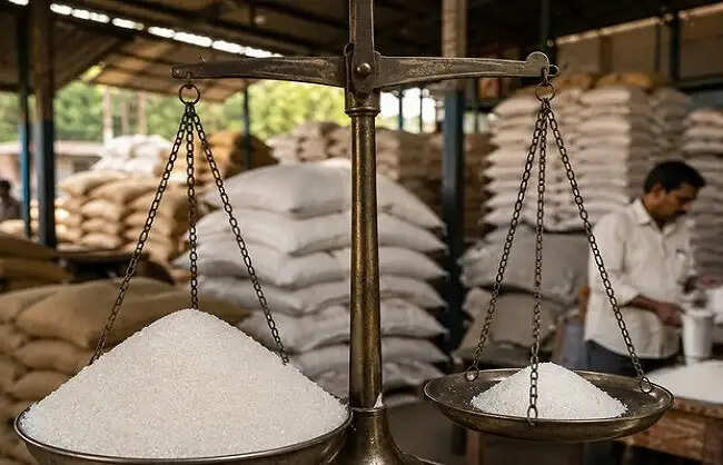 थोक ग्राहकों के लिए चीनी भंडार रखने की सीमा 15 दिन से बढ़कर 30 दिन हुई
