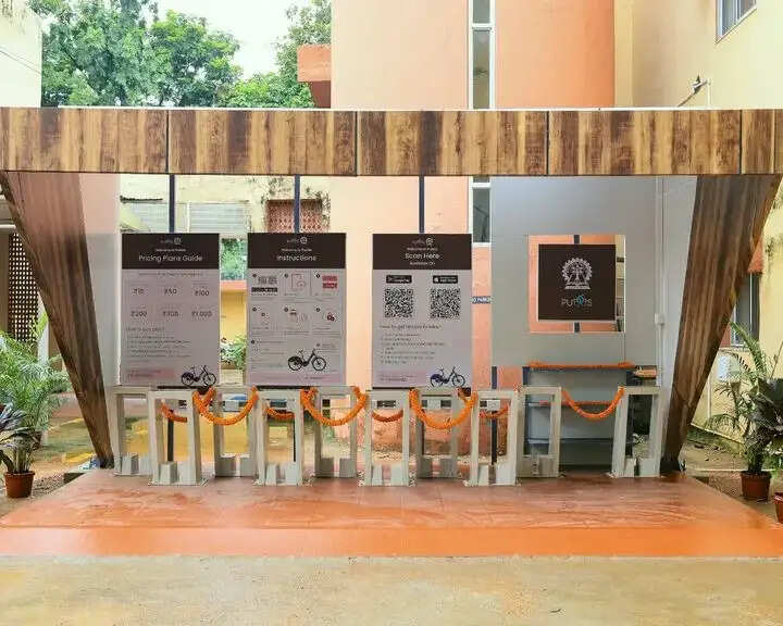 आईआईटी खड़गपुर में परिसर परिवहन को मिली नई गति, बस स्टैंड और ई-साइकिल स्टैंड शुरू