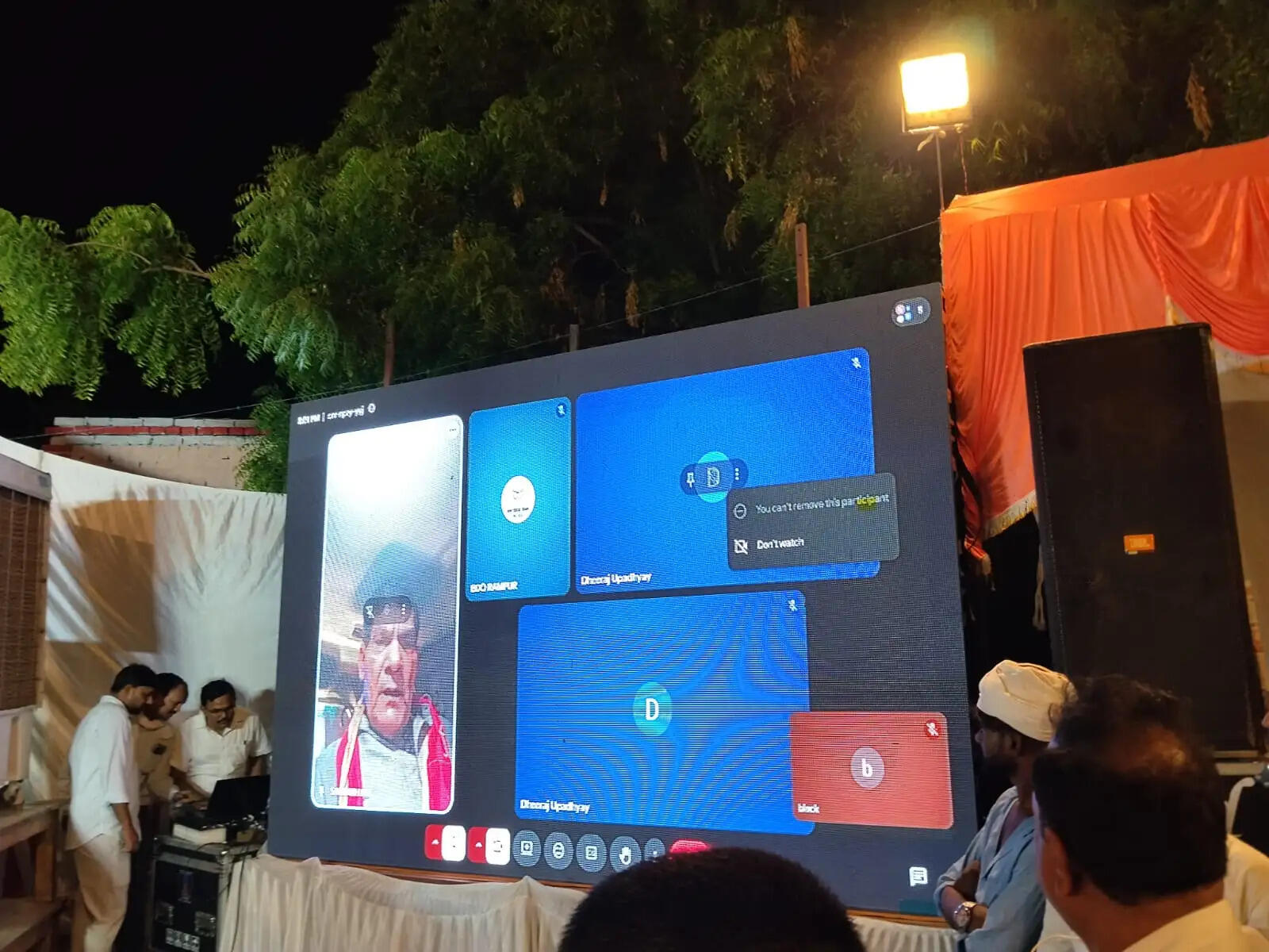 वनवासी बस्ती में लगी रात्रि जन चौपाल, योजनाओं का लाभ पहुंचाने के निर्देश:ए के शर्मा