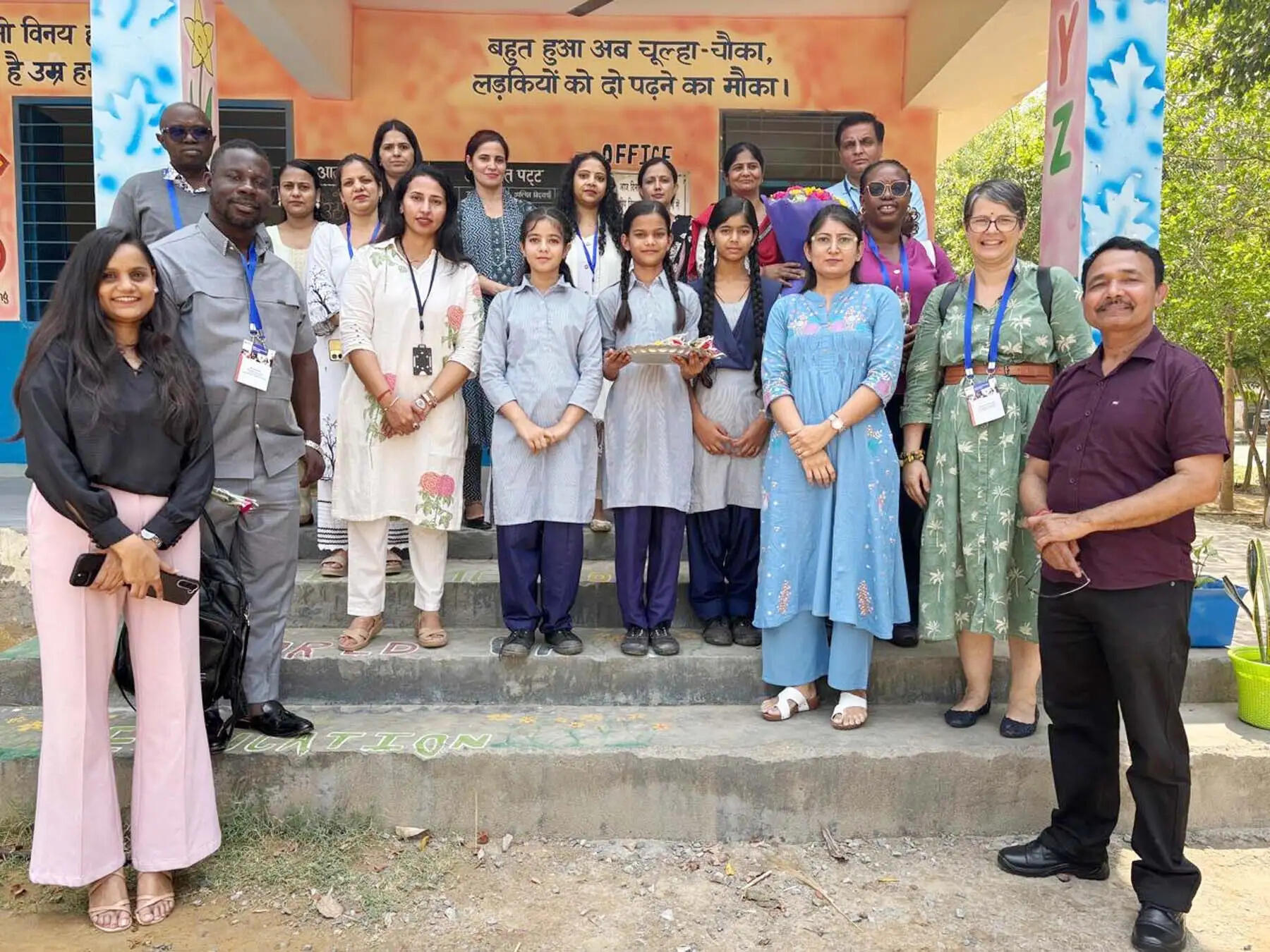 गुरुग्राम: आठ देशों के प्रतिनिधिमंडल ने देखा निपुण हरियाणा मॉडल