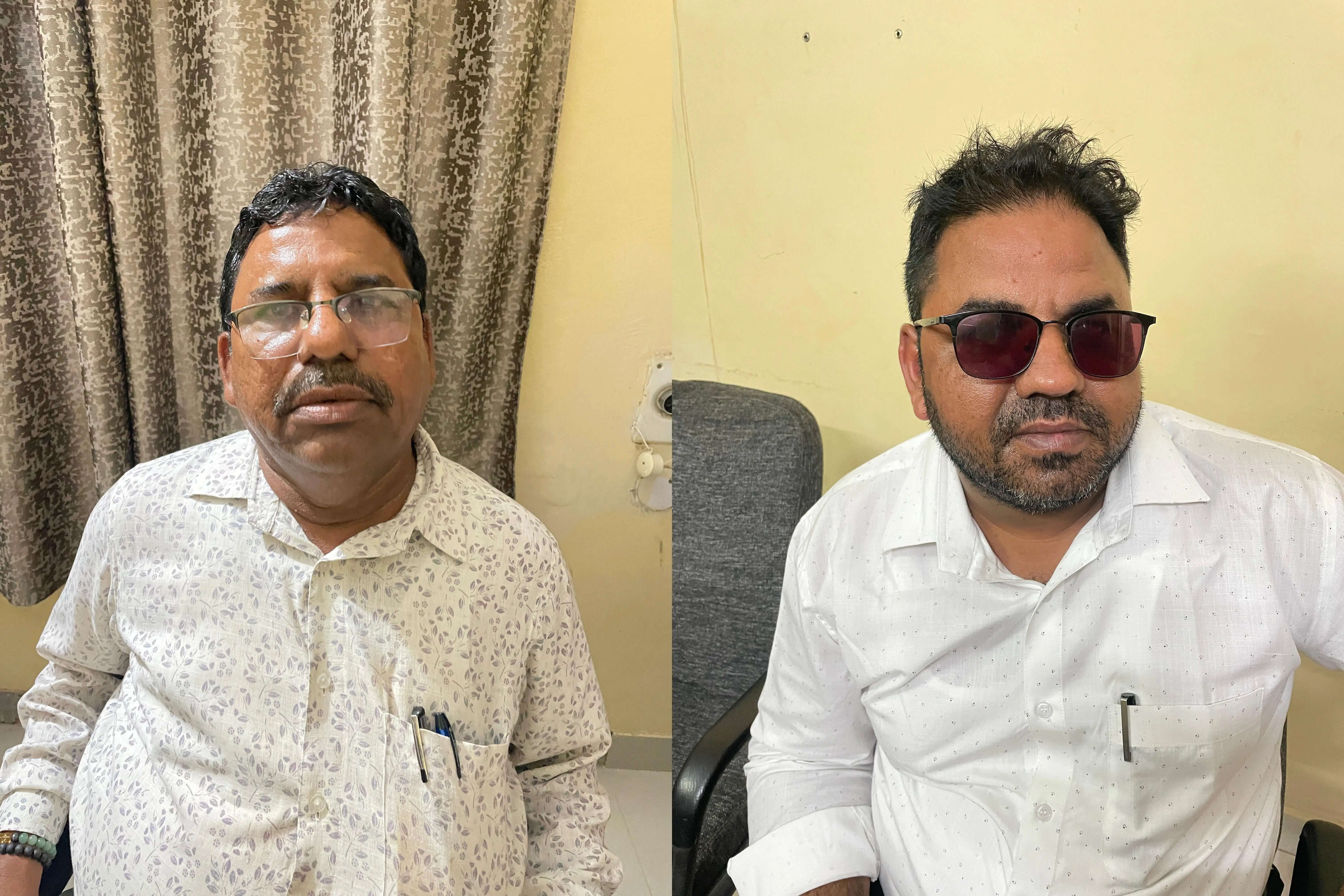 मंडी समिति के सचिव व कैरियर 10 हजार की रिश्वत लेते गिरफ्तार