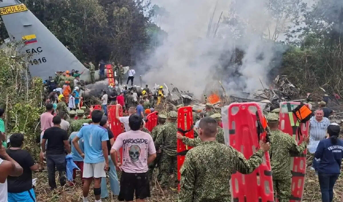 कोलंबिया में सैन्य विमान दुर्घटना में कम से कम 66 की मौत