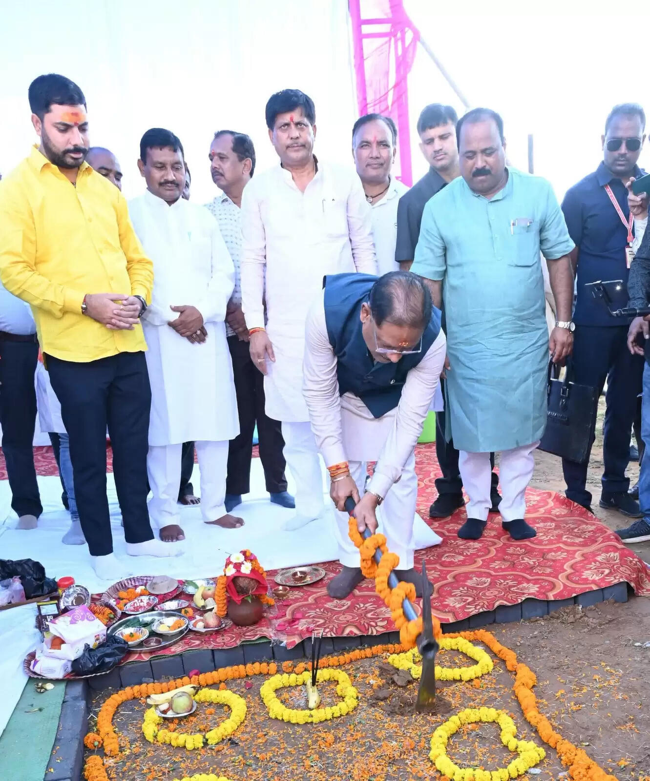 मुख्यमंत्री ने कुनकुरी में 250 सीटर नालंदा परिसर का किया भूमिपूजन