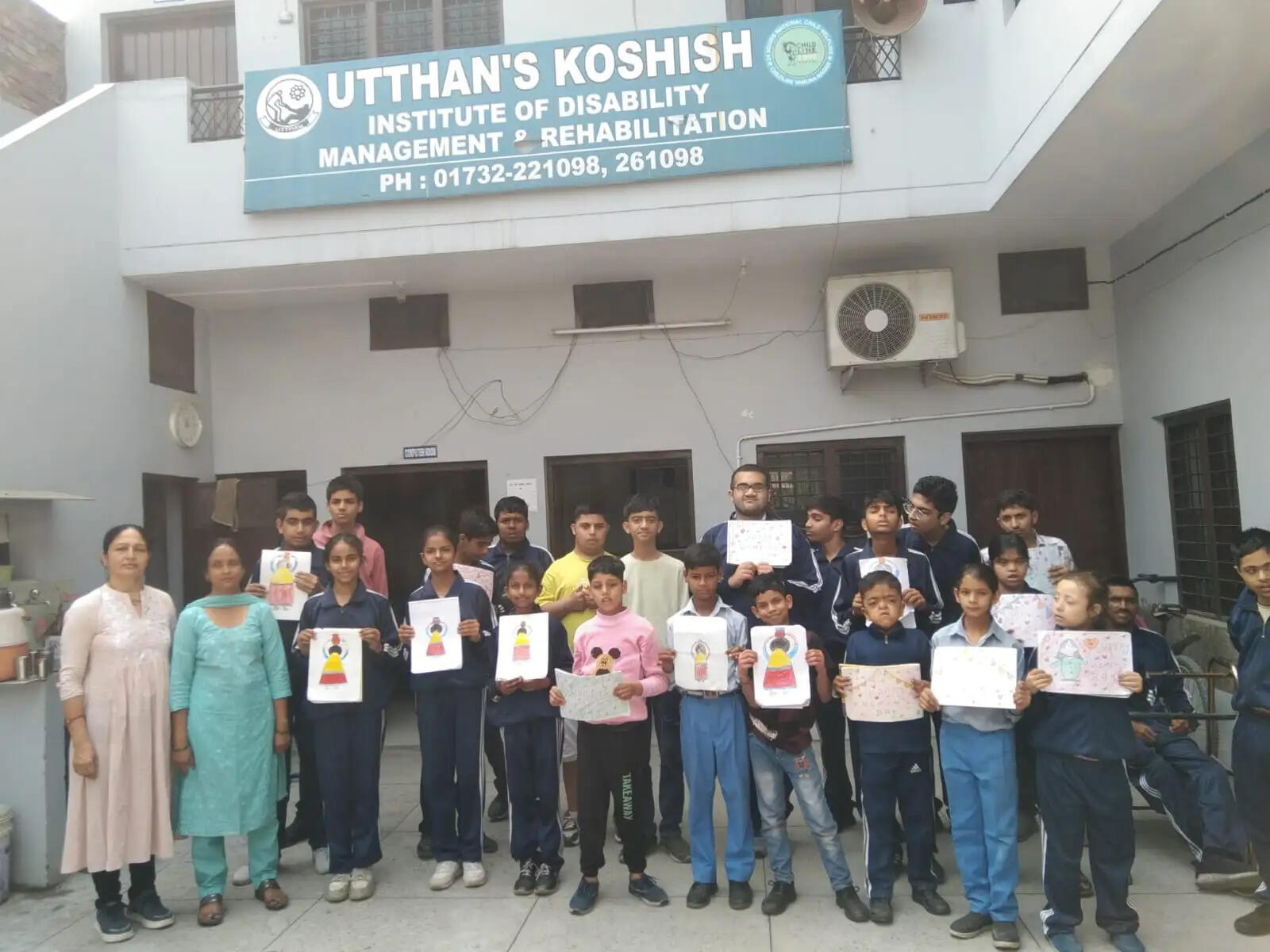 यमुनानगर:दिव्यांग बच्चों ने चित्रकारी के माध्यम से मनाया अंतरराष्ट्रीय महिला दिवस