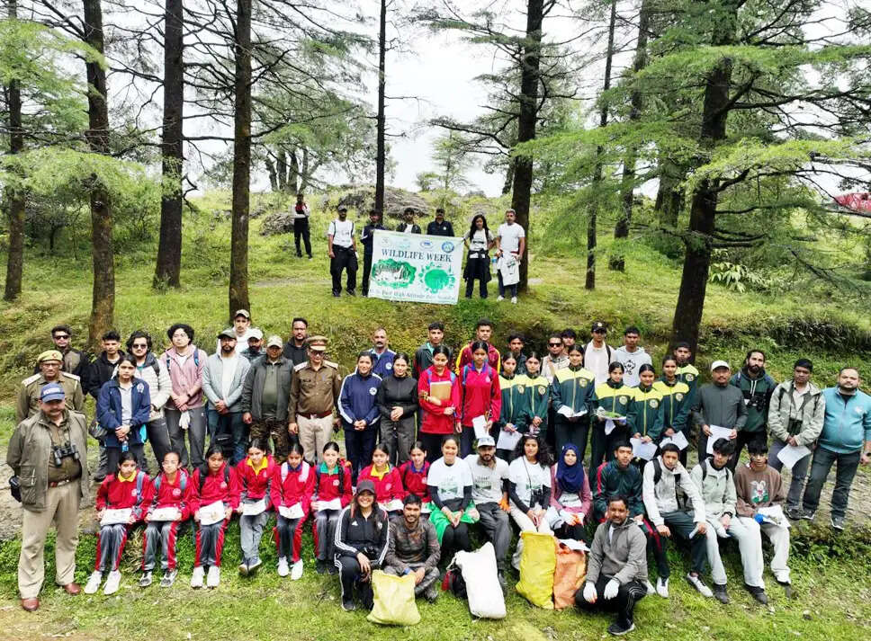 वन्य प्राणी सप्ताह के पांचवें दिन नेचर वॉक, पेंटिंग और निबंध प्रतियोगिताएं आयोजित