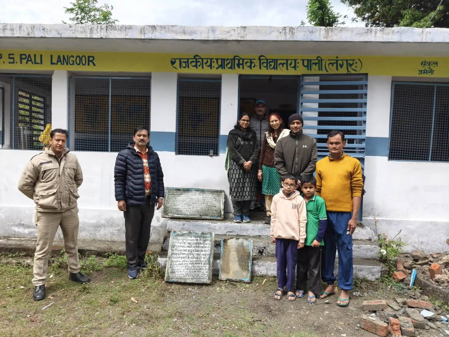 पाली लंगूर स्कूल में मिला ऐतिहासिक शिलालेख, 1905 से जुड़ा हो सकता है इतिहास