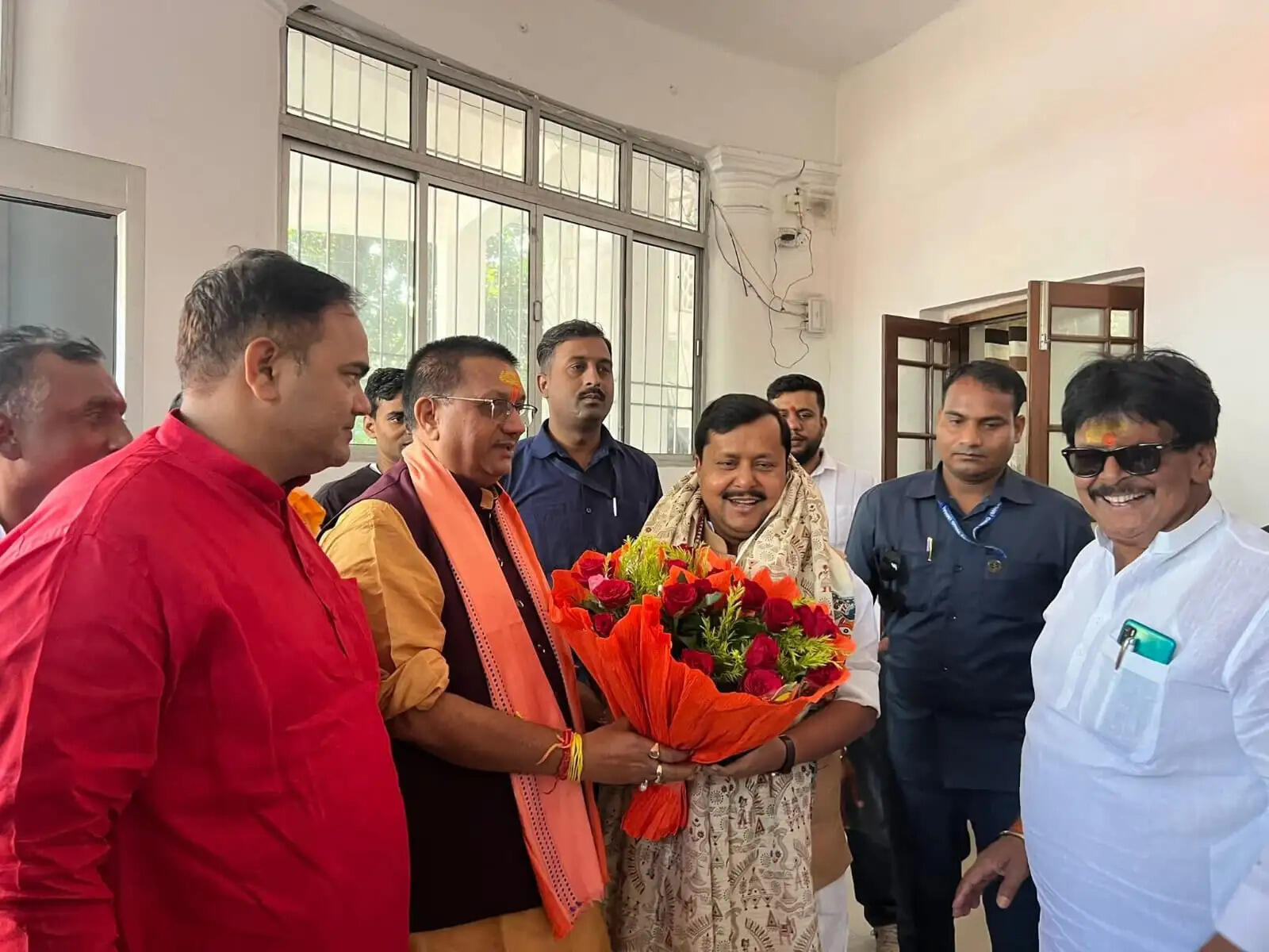 मंत्री बनने के बाद ईं शैलेंद्र ने प्रदेश अध्यक्ष से की मुलाकात
