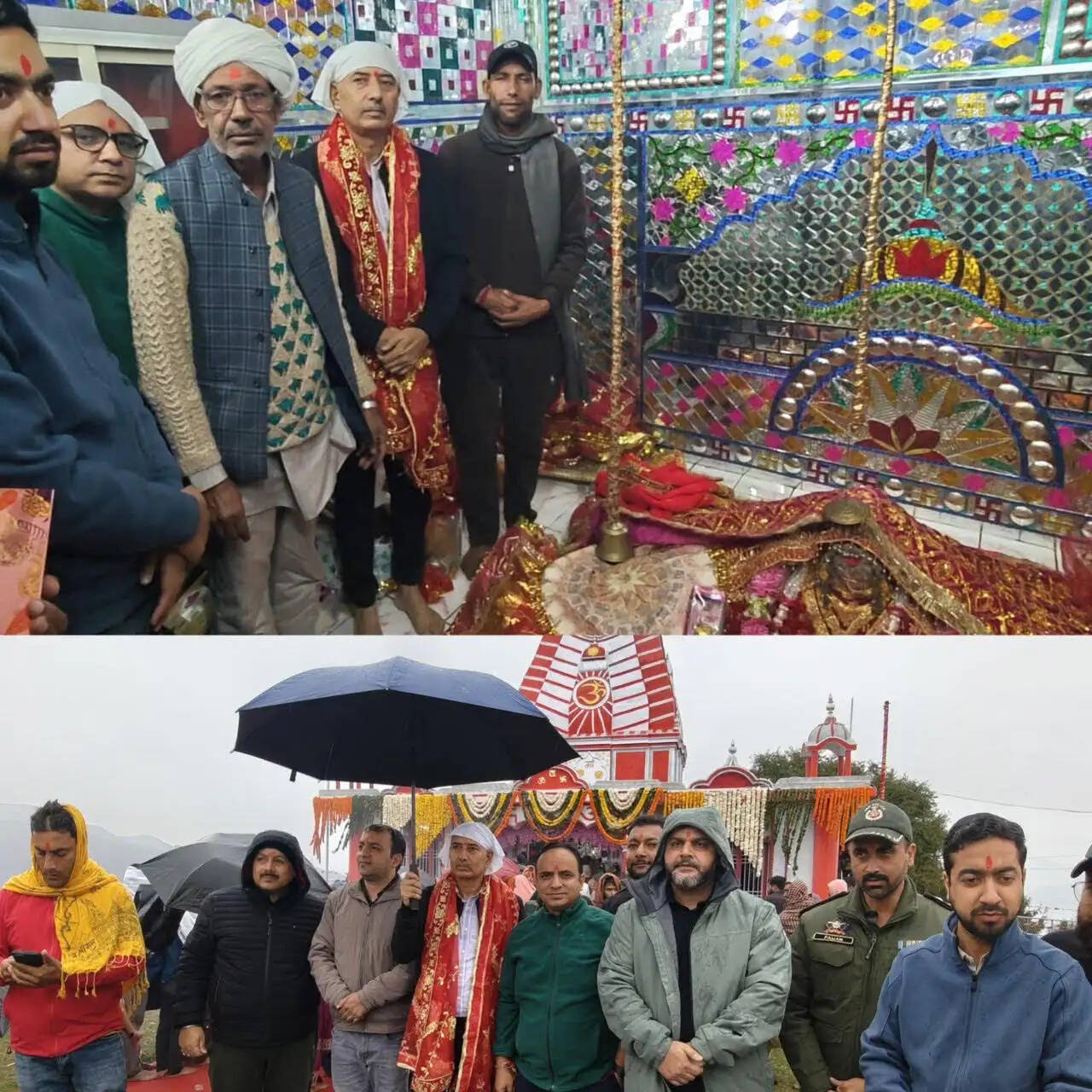 जौड़ियां माता मंदिर पहुंचे डीसी राजेश शर्मा, नवरात्र पर श्रद्धालुओं की सुविधाओं का लिया जायजा