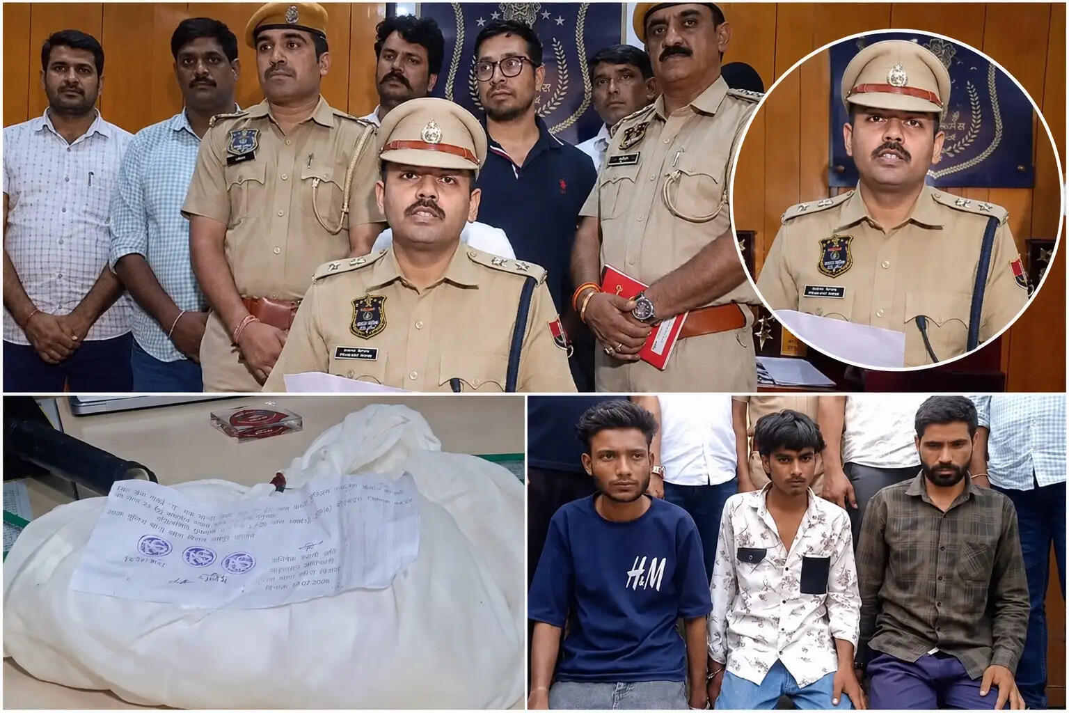 ज्वैलर पर जानलेवा हमला कर दस किलो जेवरात लूटने वाली गैंग का पर्दाफाश