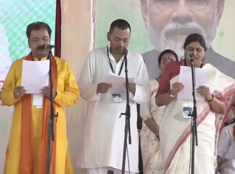 निशांत कुमार ने सम्राट चौधरी मंत्रिमंडल में मंत्री पद की ली शपथ