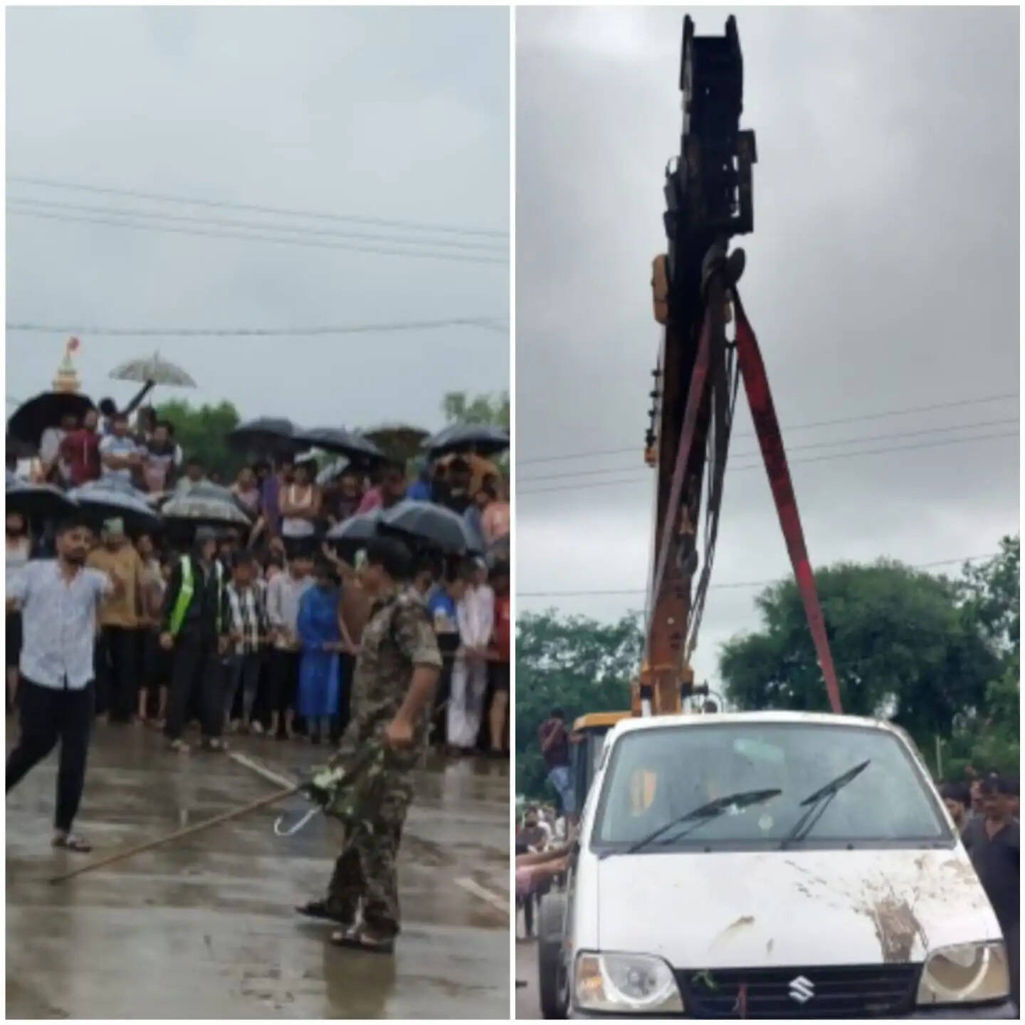 मप्र के राजगढ़ में नाले में बही कार, 11 में से 7 के शव बरामद, दो ने तैरकर बचाई जान
