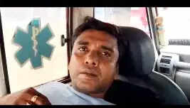 रंगदारी नहीं देने पर एंबुलेंस चालक से मारपीट का आरोप