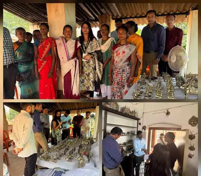 बस्तर के ढोकरा शिल्प को मिलेगी राष्ट्रीय पहचान, केंद्रिय जनजातीय कार्य मंत्रालय की टीम पहुंची