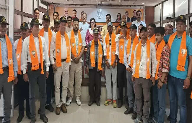 सीमांत क्षेत्र के पूर्व सैनिकों ने ली भाजपा की सदस्यता