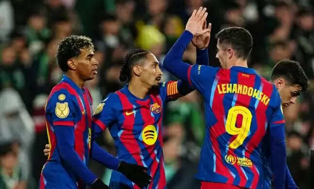 कोपा डेल रे: रेसिंग सैंटेंडर को 2-0 से हराकर बार्सिलोना क्वार्टरफाइनल में पहुंचा